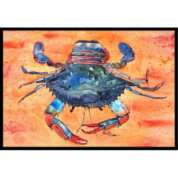 Carolines Treasures Crab Indoor Or Outdoor Mat - 18 x 27 in. 8096-MAT - main
